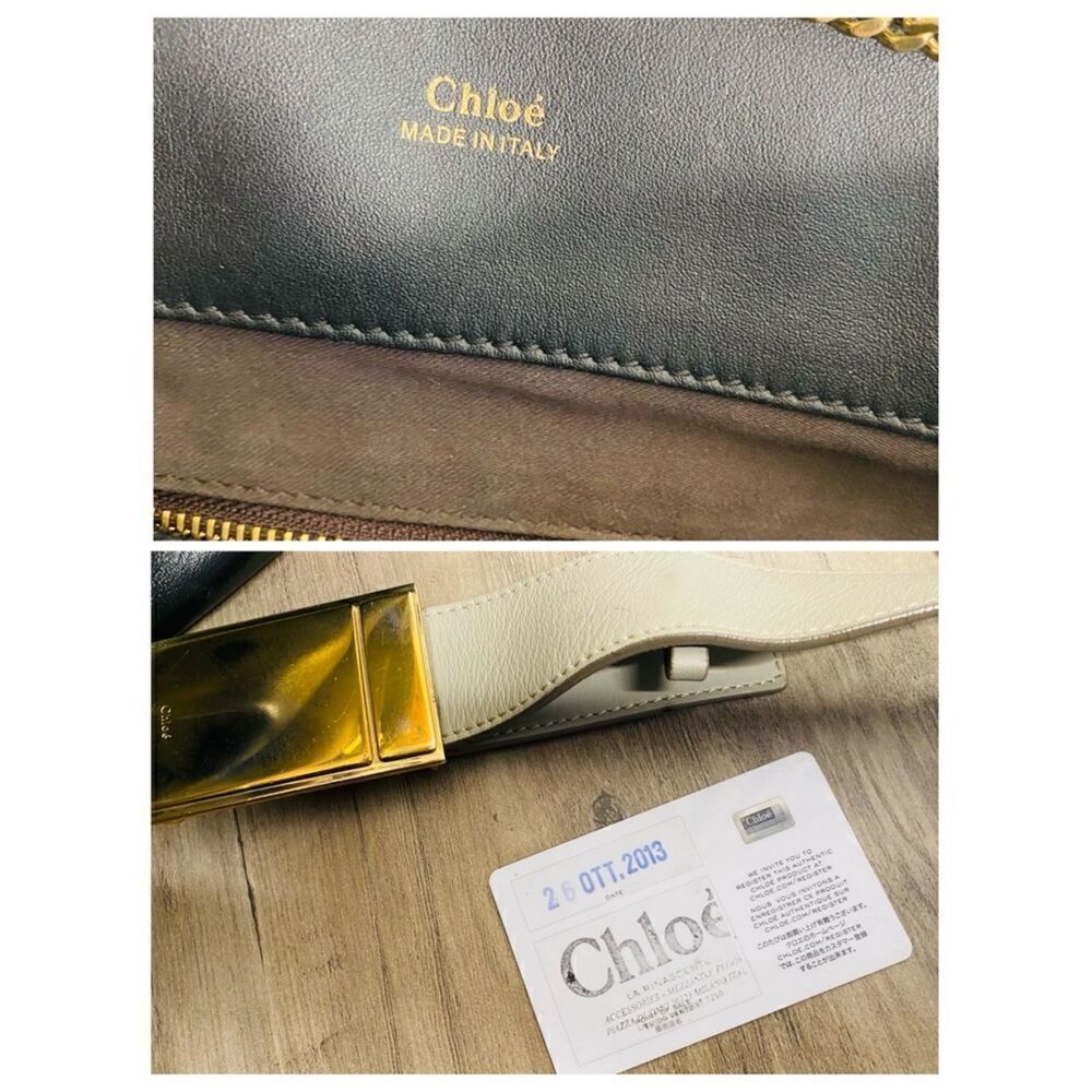 🛍️ Chloe Baylee Leather Tote w Shoulder Strap & Certificate of Authenticity - Picture 12 of 17
